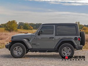 Jeep Wrangler JL Side Steps - Nerf Steps - Rough Country - 2 Door